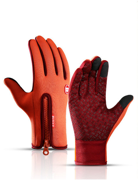 Winter Touch Screen Motorcycle Gloves | Waterproof Fleece Riding Sports Gloves