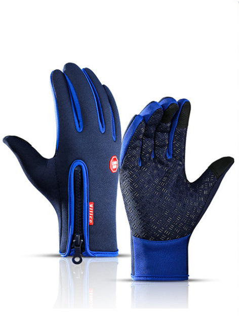 Winter Touch Screen Motorcycle Gloves | Waterproof Fleece Riding Sports Gloves