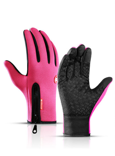 Winter Touch Screen Motorcycle Gloves | Waterproof Fleece Riding Sports Gloves