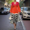 Printed Casual Retro Sexy Dress