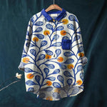 European And American Long Sleeve Shirt 5 Button Cardigan Hawaiian Style Shirt