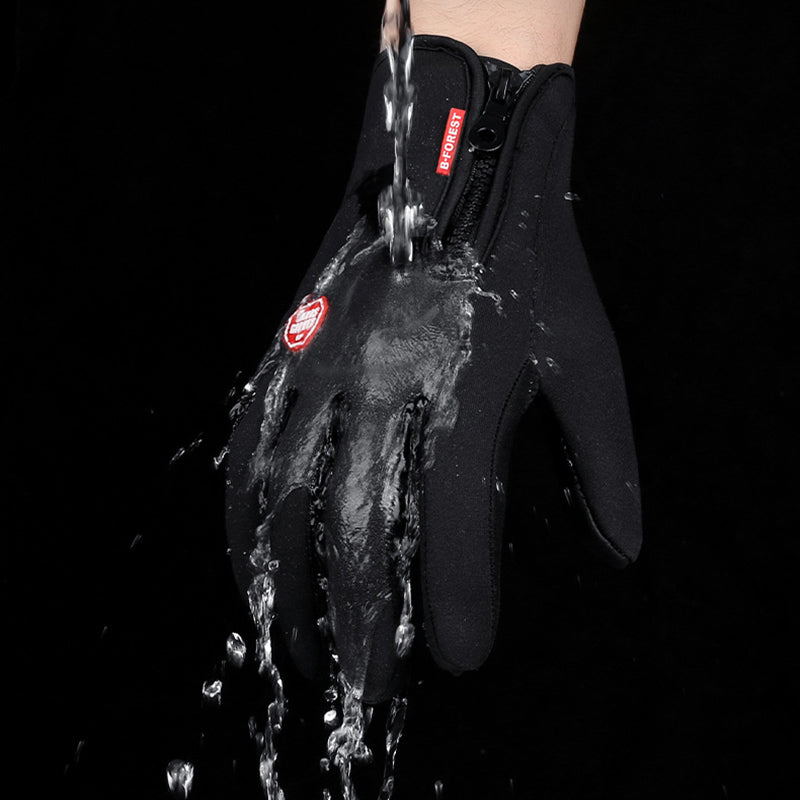 Winter Touch Screen Motorcycle Gloves | Waterproof Fleece Riding Sports Gloves