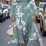 Printed Casual Retro Sexy Dress