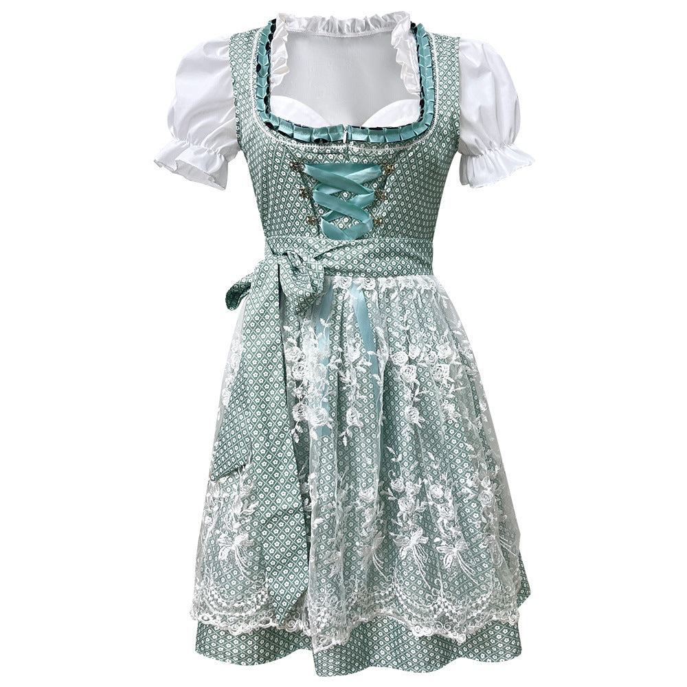 New Traditional Ethnic Print Plus Size Dress Women