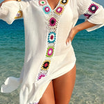 Split Long Dress Robe Beach Overskirt
