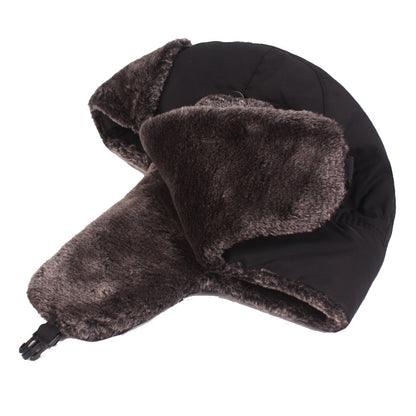 Men’s Thickened Plus Velvet Ear Protection Hat – Warm Winter Windproof Thermal Cap