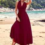 Multiple Wear Multi-rope Cross Strap Backless Sexy Dress