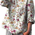 Animal Print Hawaiian Long Sleeved Shirt