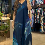 European And American Printing Dress Loose
