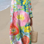 Women's Elegant Chic Loose Mid-length Dress