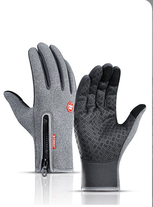 Winter Touch Screen Motorcycle Gloves | Waterproof Fleece Riding Sports Gloves