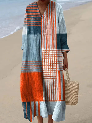 Women's Elegant Chic Loose Mid-length Dress