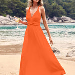 Multiple Wear Multi-rope Cross Strap Backless Sexy Dress