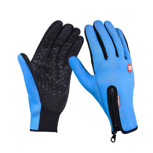 Winter Touch Screen Motorcycle Gloves | Waterproof Fleece Riding Sports Gloves