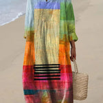 Women's Elegant Chic Loose Mid-length Dress